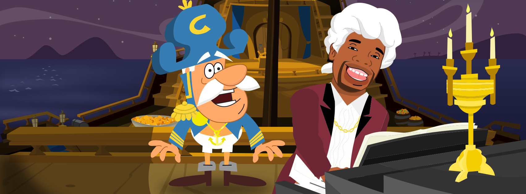 10835361_744841008914926_8578527977057523620_o banner cartoon image of cereal cartoon character cap'n crunch kicking a football. The image shows a website html